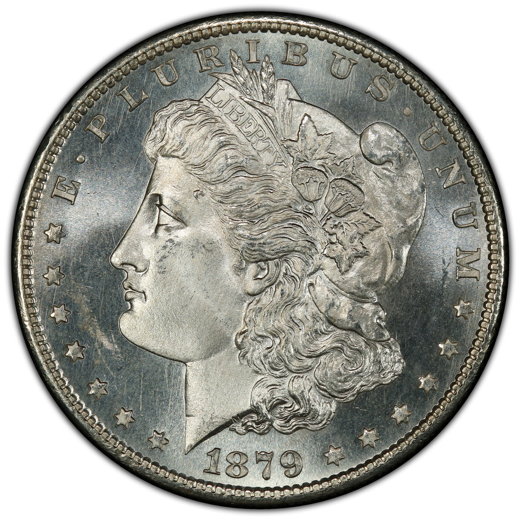 1879-S $1 Morgan Dollar PCGS MS66 Stunning Blast White Clean Cheek Great Strike