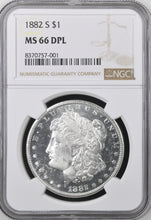 Load image into Gallery viewer, 1882-S $1 Morgan Dollar NGC MS66 DPL -- DEEP MIRRORS &amp; FROSTY -- Rare In DMPL
