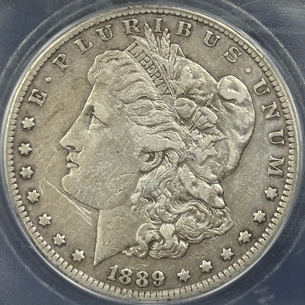 1889-CC $1 Morgan Dollar ICG EF40 Details - Key Date!