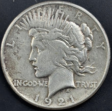 Load image into Gallery viewer, 1921-P $1 Peace Dollar High Relief Key Date - Raw VF - See Pictures
