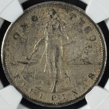 Load image into Gallery viewer, 1909-S Peso USA Philippines Manila Bay Salvage WWII - NGC Genuine
