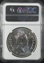 Load image into Gallery viewer, Australia 1990 $5 Kookaburra 1oz Silver - NGC MS69
