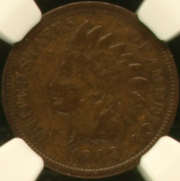 1909-S 1¢ Indian Head Cent NGC VF30 BN -- Incredible Even Chocolate Brown