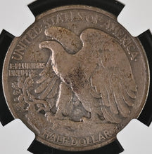 Load image into Gallery viewer, 1921-D 50C Walking Liberty NGC VF 25 - Nice Evenly Circulated Chocolate Toning
