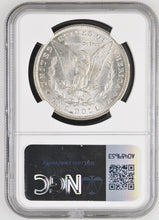 Load image into Gallery viewer, 1889-P $1 Morgan Dollar NGC MS66+ Lustrous Gem w/ Light Golden Peripheral Toning
