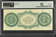 Load image into Gallery viewer, South Carolina Columbia 1873 $2 CR.14 PMG 64 Choice Uncirculated
