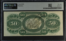 Load image into Gallery viewer, South Carolina Columbia 1873 $50 CR.18 -- PMG 58 Choice About Uncirculated
