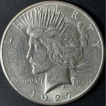 Load image into Gallery viewer, 1927-S $1 Peace Dollar Raw - UNC - See Pictures
