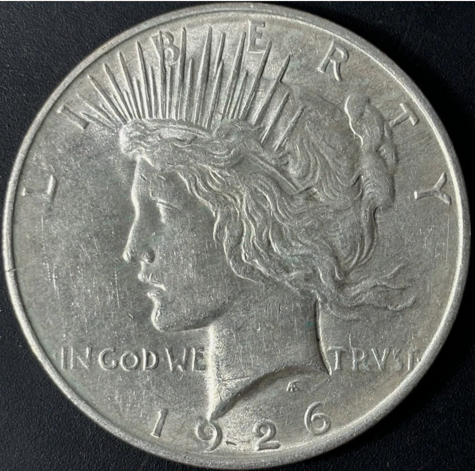 1926-D $1 Peace Dollar Raw - UNC - See Pictures