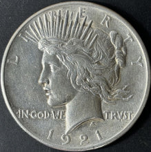 Load image into Gallery viewer, 1921 $1 Peace Dollar Raw - UNC - See Pictures
