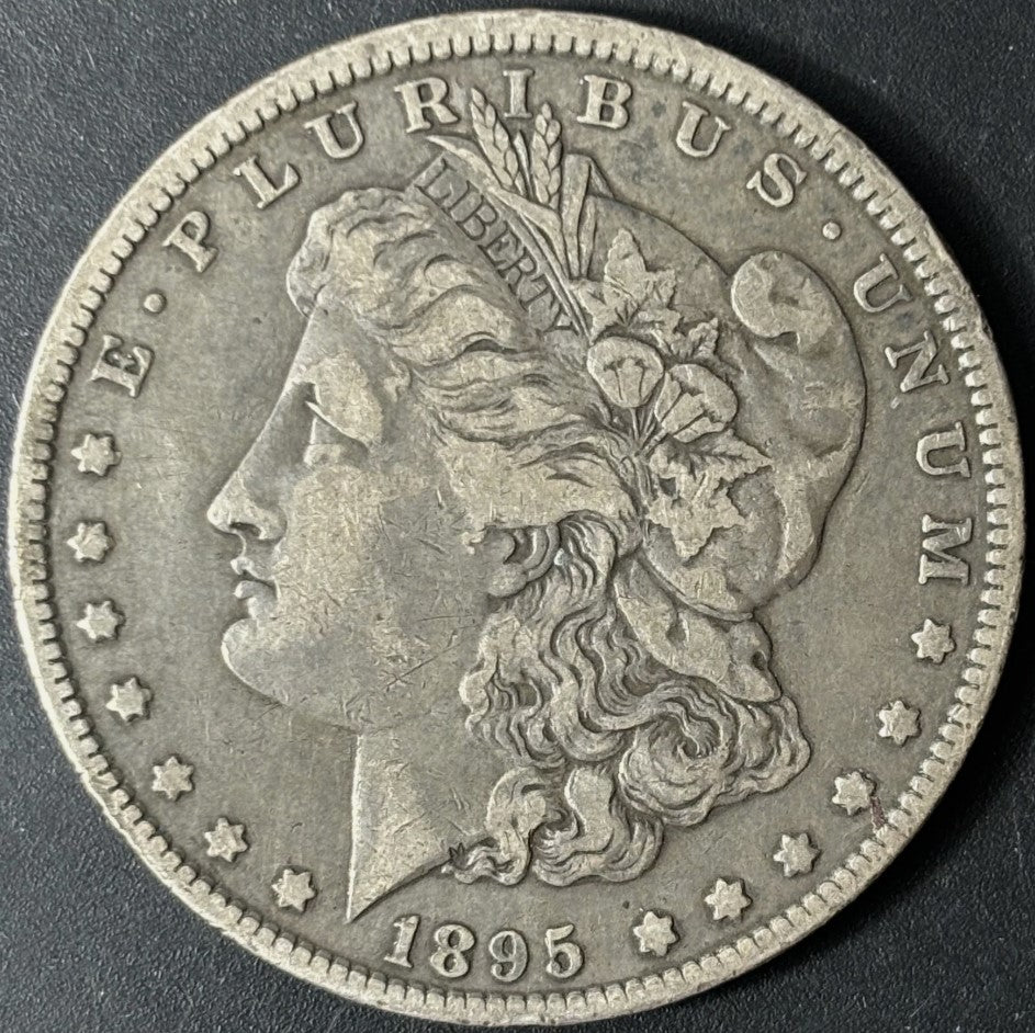 1895-O $1 Morgan Dollar Raw - VF - See Pictures