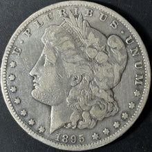 Load image into Gallery viewer, 1895-S $1 Morgan Dollar Raw - VF/XF - See Pictures
