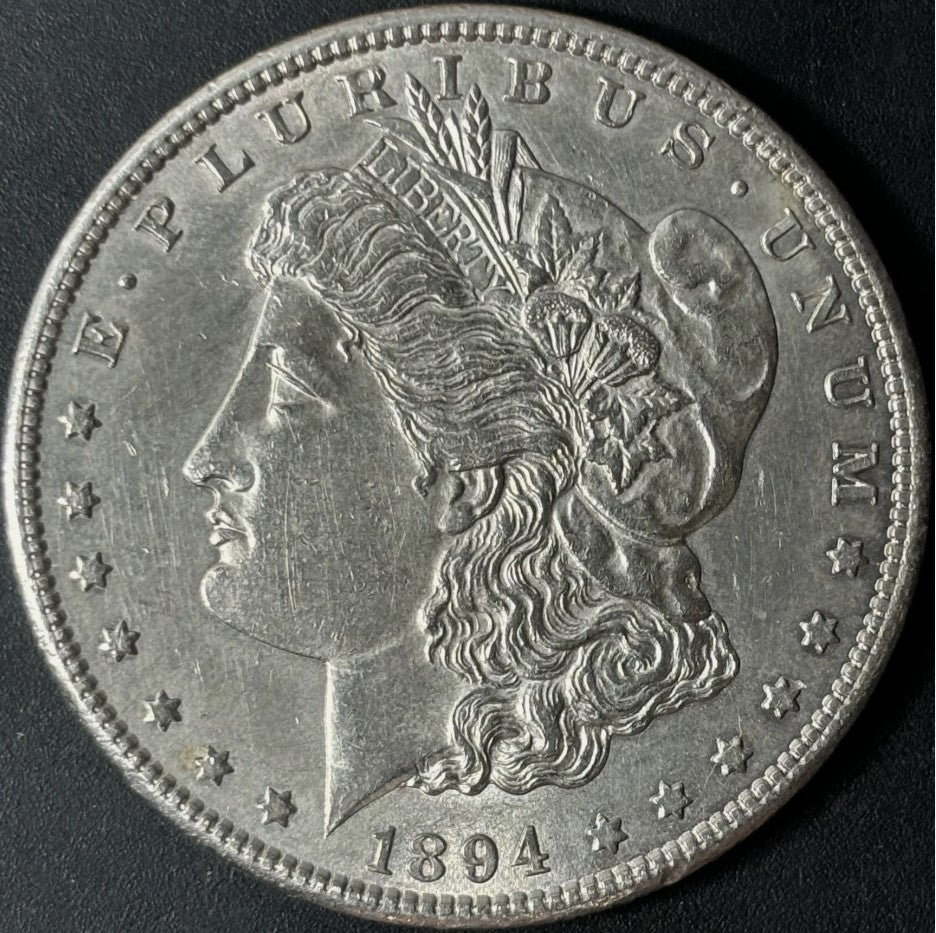 1894-S $1 Morgan Dollar Raw - UNC - See Pictures