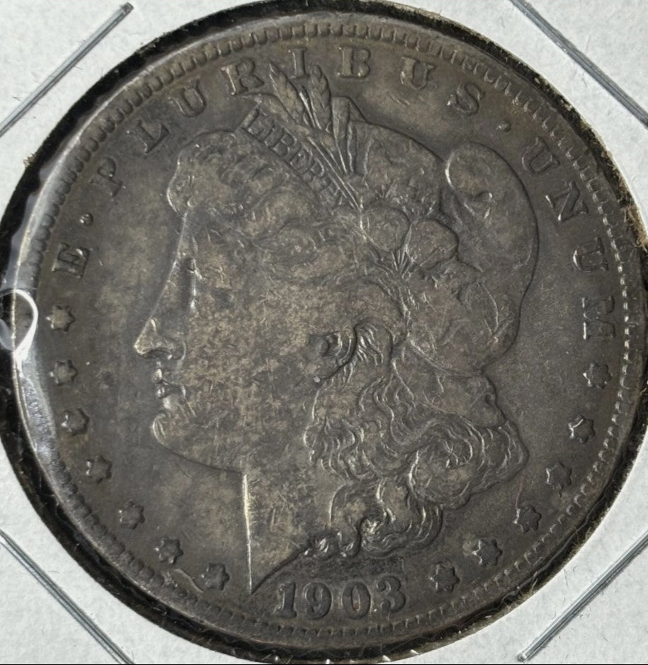 1903-S $1 Morgan Dollar Raw - Fine - See Pictures