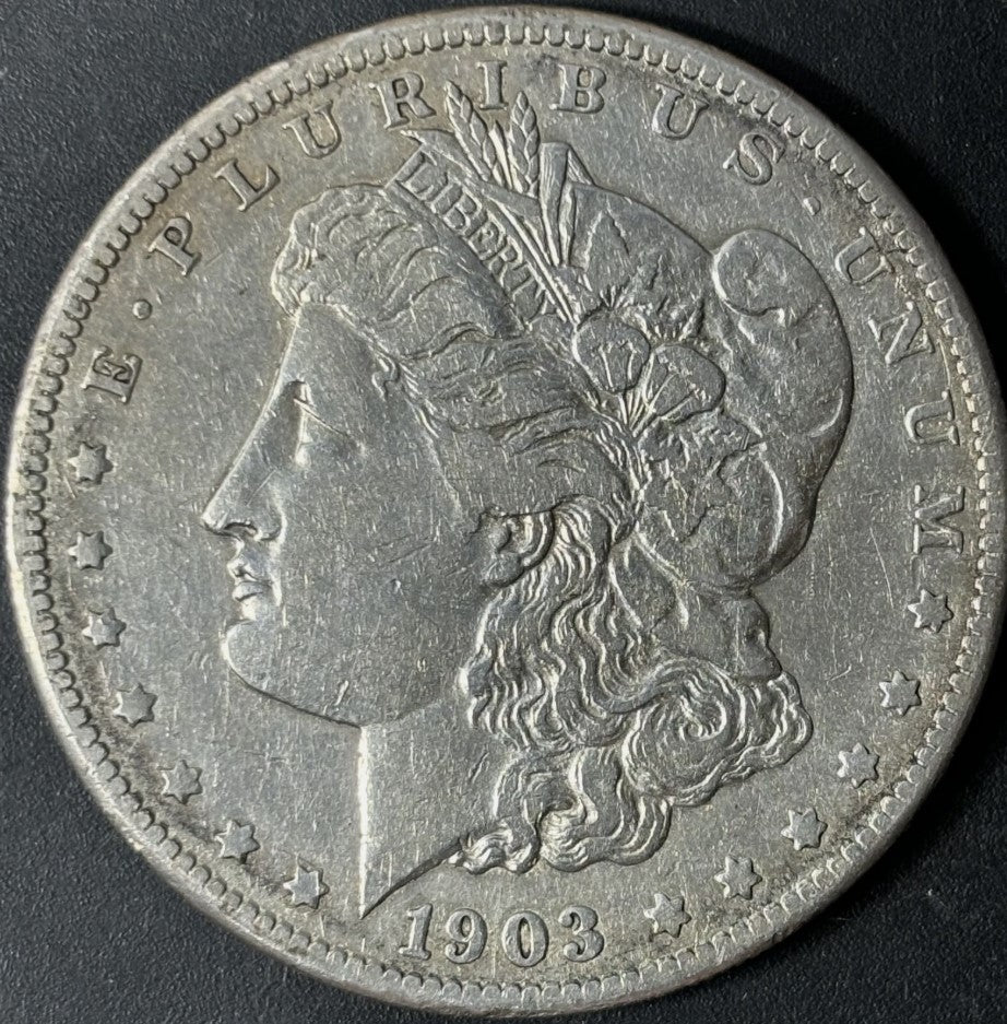 1903-S $1 Morgan Dollar Raw - VF - See Pictures