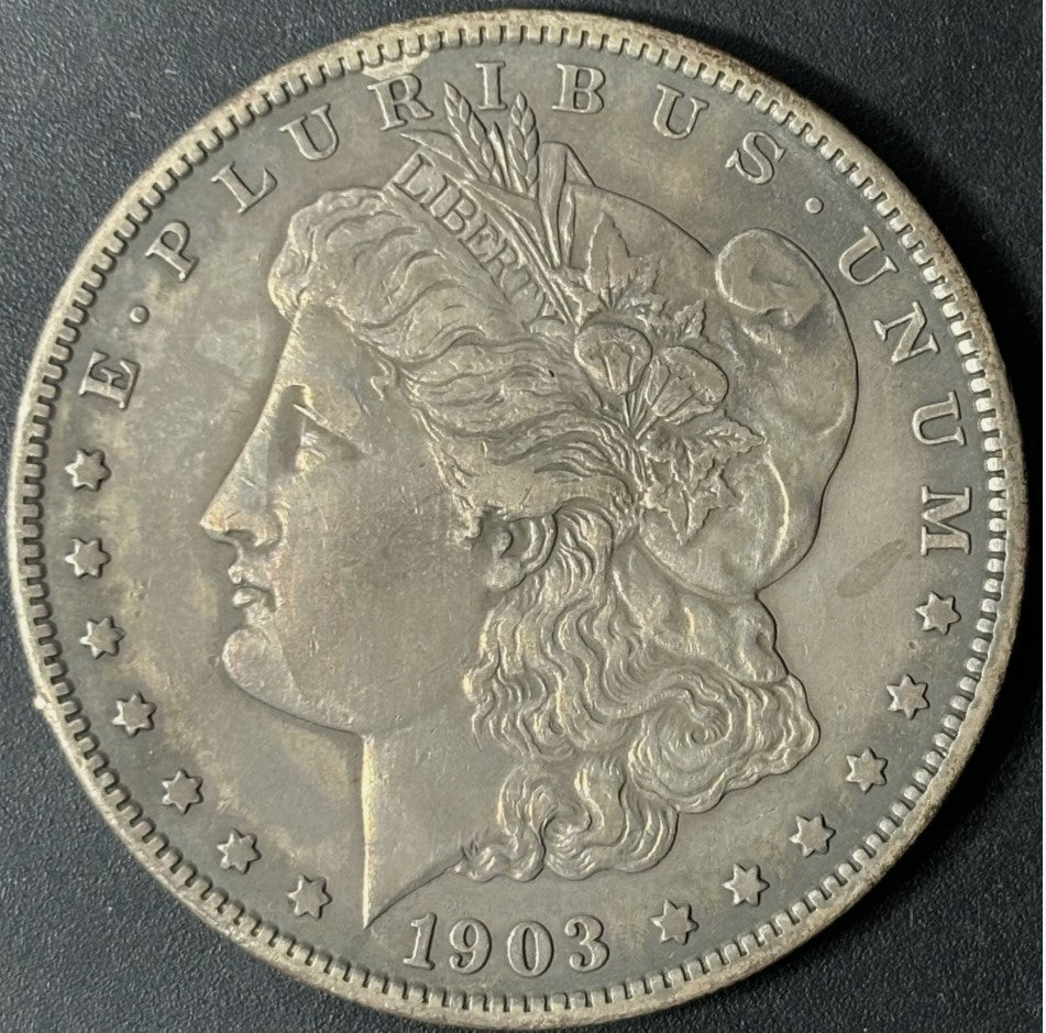1903-S $1 Morgan Dollar Raw - AU - See Pictures
