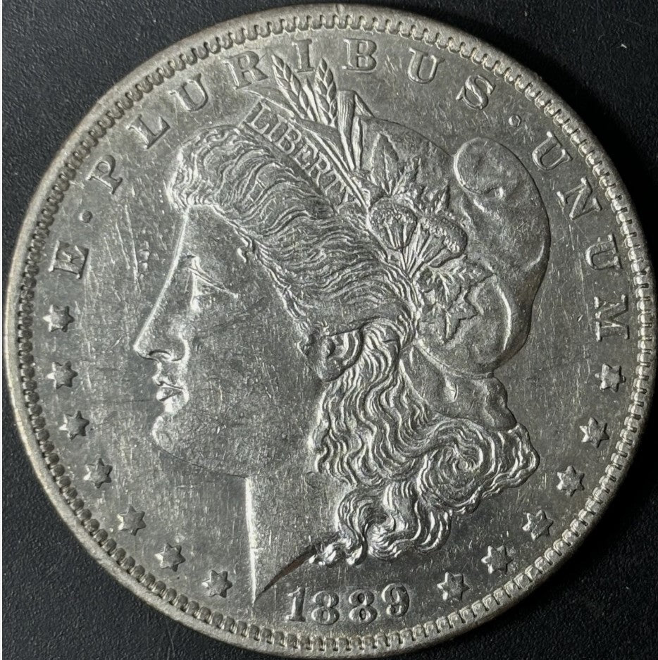 1889-O $1 Morgan Dollar Raw - XF/AU - See Pictures