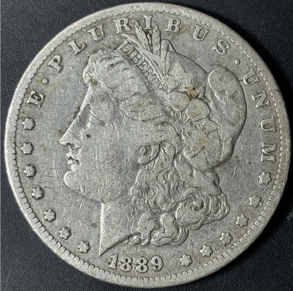 1889-CC $1 Morgan Dollar Raw - Fine - See Pictures