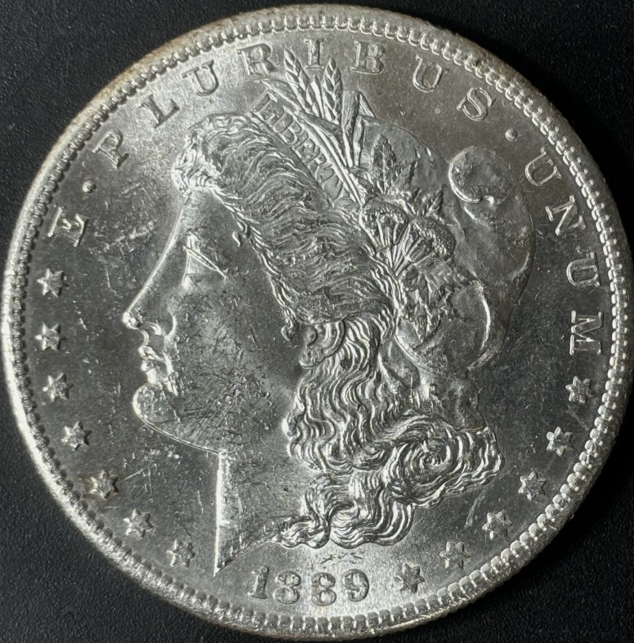 1889-S $1 Morgan Dollar Raw - Uncirculated - See Pictures