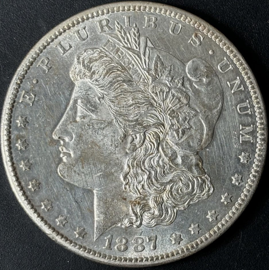 1887-S $1 Morgan Dollar Raw - Uncirculated - See Pictures