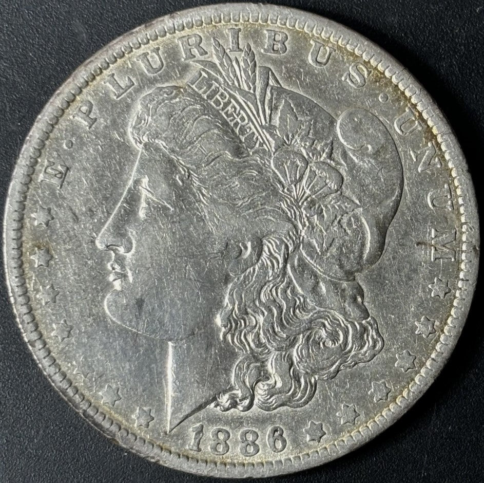 1886-O $1 Morgan Dollar Raw - XF - See Pictures