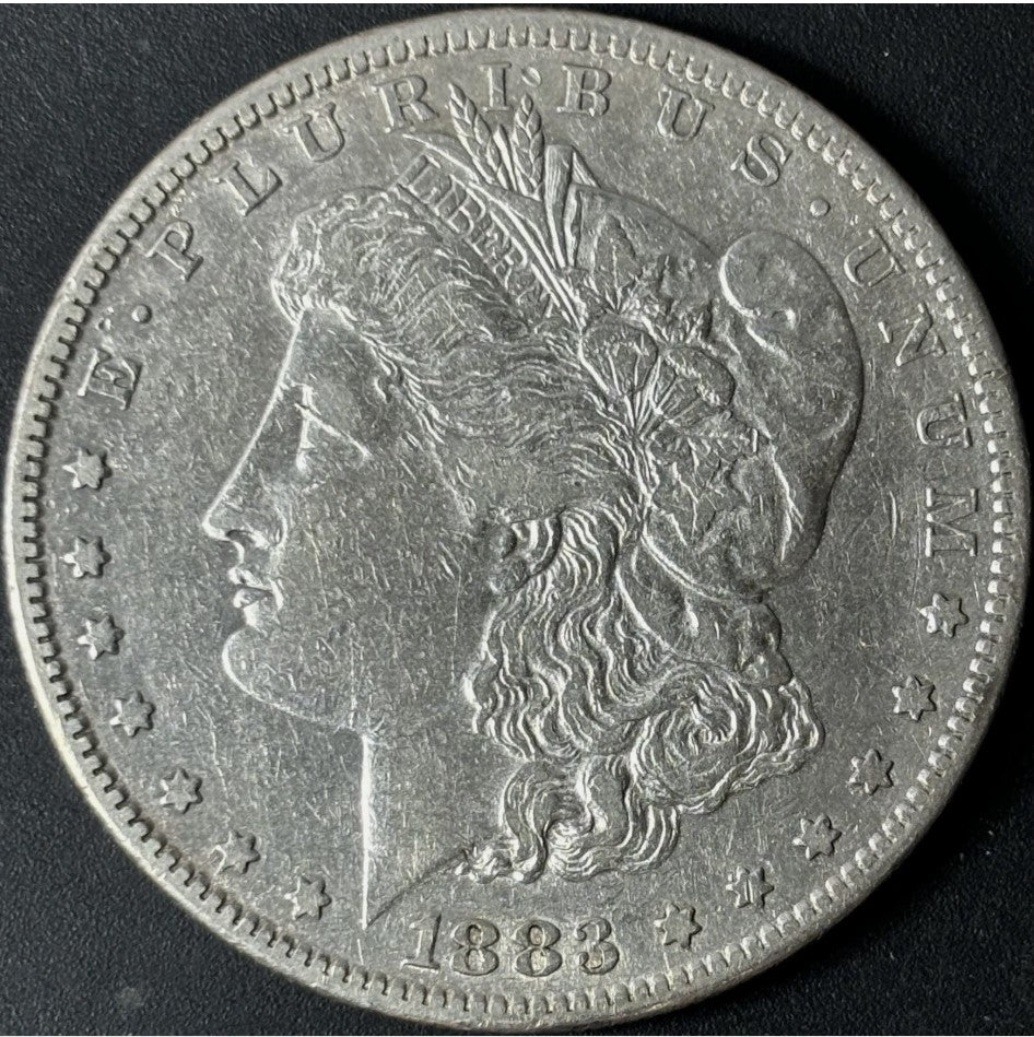 1883-S $1 Morgan Dollar Raw - XF - See Pictures