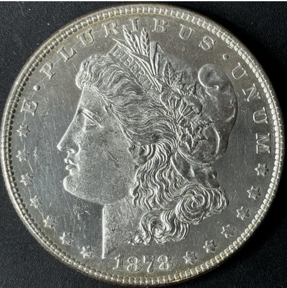 1878-P $1 Morgan Dollar 8TF VAM-4 Raw - Uncirculated - See Pictures