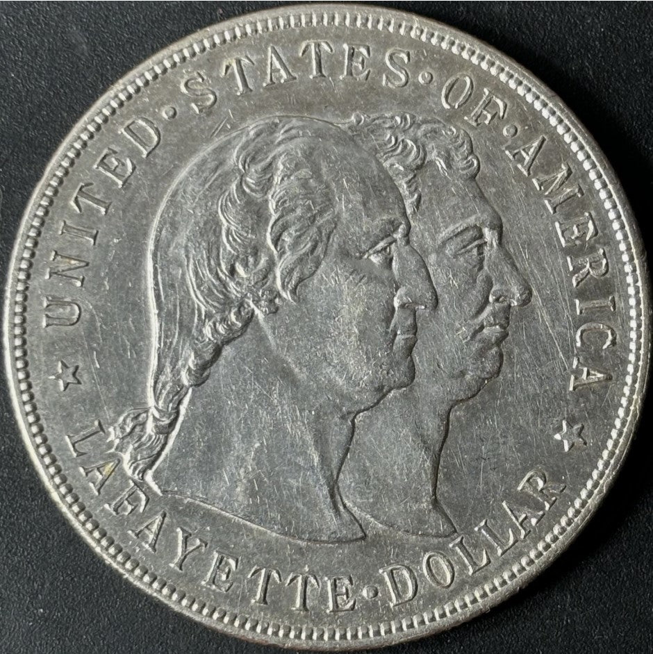 1900 $1 Lafayette Commemorative Dollar Raw - AU - See Pictures