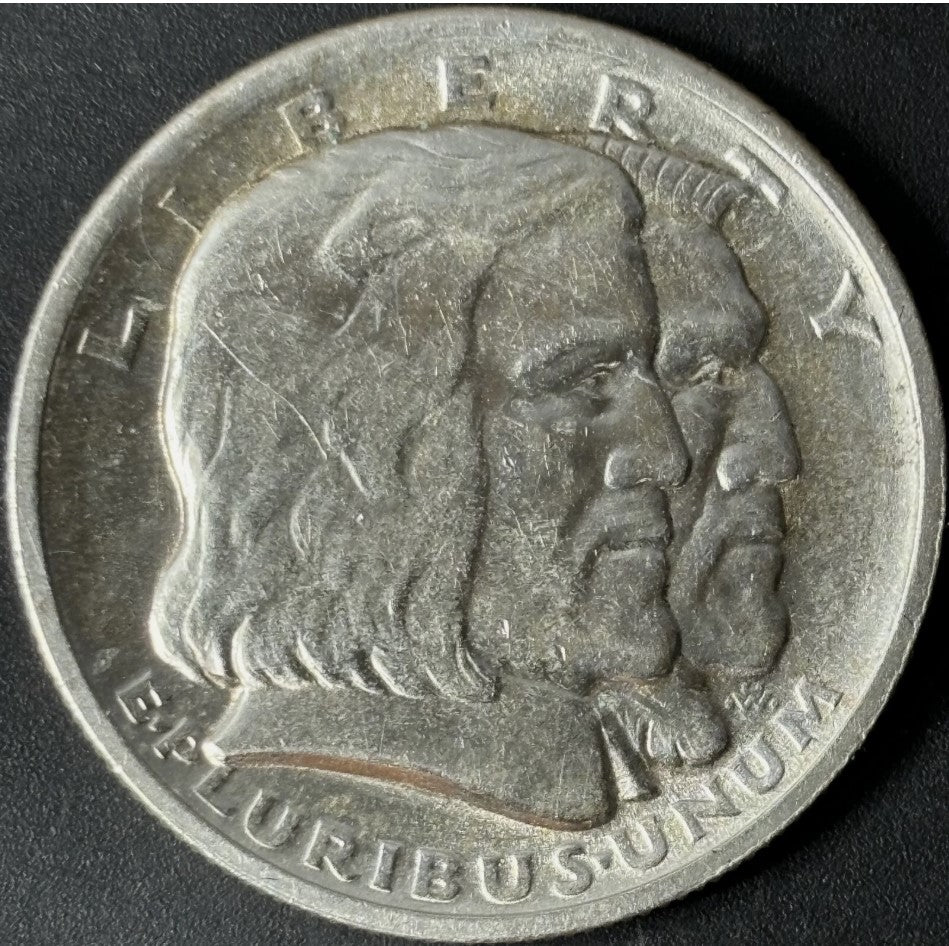 1936 50¢ Long Island Commemorative Half Dollar Raw - UNC - See Pictures