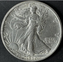 Load image into Gallery viewer, 1917-D 50¢ Walking Liberty Half Dollar Raw - UNC - See Pictures
