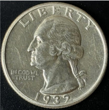 Load image into Gallery viewer, 1932-D 25¢ Washington Quarter Raw - Uncirculated - See Pictures

