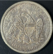 Load image into Gallery viewer, 1876 25¢ Seated Liberty Quarter Raw - AU - See Pictures
