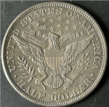 Load image into Gallery viewer, 1899 50¢ Barber Half Dollar Raw - BU - See Pictures
