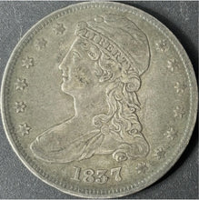 Load image into Gallery viewer, 1837 50¢ Capped Bust Half Dollar Raw - VF - See Pictures
