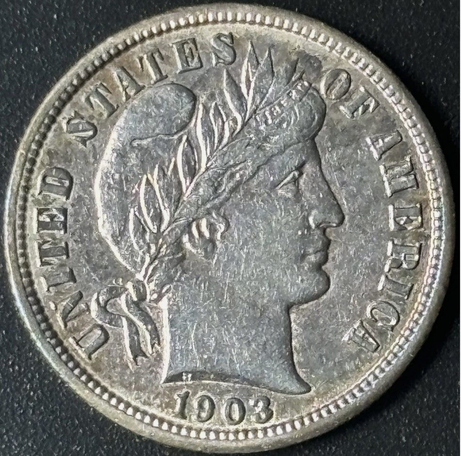 1906-P 10¢ Barber Dime Raw - Uncirculated - See Pictures