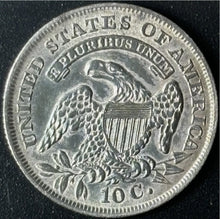 Load image into Gallery viewer, 1836 10¢ Capped Bust Dime Raw - AU - See Pictures
