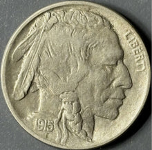 Load image into Gallery viewer, 1915-D 5¢ Buffalo Nickel Raw - AU - See Pictures
