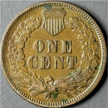 Load image into Gallery viewer, 1875 1¢ Indian Head Cent Raw - XF - See Pictures
