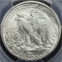 Load image into Gallery viewer, 1946-D 50C Walking Liberty PCGS MS66 - Bright White Lustrous Gem
