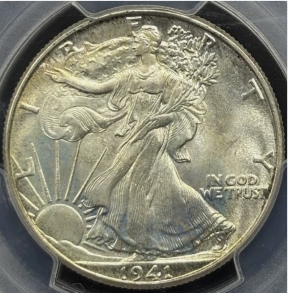 1941-P 50C Walking Liberty PCGS MS66 - Amazing Lustrous Gem