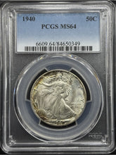 Load image into Gallery viewer, 1940-P 50C Walking Liberty PCGS MS64 - Attractive Golden Peripheral Toning
