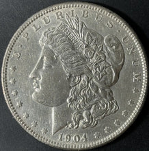Load image into Gallery viewer, 1904-P $1 Morgan Dollar - Raw AU - See Pictures
