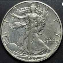 Load image into Gallery viewer, 1920-S 50C Walking Liberty Half - Raw AU - See Pictures
