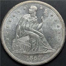 Load image into Gallery viewer, 1860-O $1 Seated Dollar - Raw UNC - See Pictures
