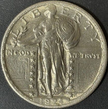 Load image into Gallery viewer, 1924-P 25C Standing Liberty Quarter - Raw AU - See Pictures

