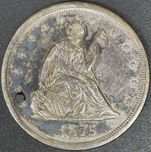 Load image into Gallery viewer, 1875-S 20C Twenty Cent Piece - Raw AU - See Pictures
