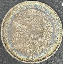Load image into Gallery viewer, 1828 10C Capped Bust Dime SM Date - Raw XF Scratch - See Pictures

