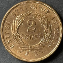 Load image into Gallery viewer, 1864 2C Two Cent Piece - Raw UNC - See Pictures
