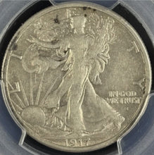 Load image into Gallery viewer, 1917-S 50C Walking Liberty Obverse Mint Mark PCGS VF30 - Nice Coin!
