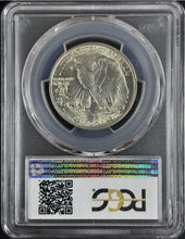 Load image into Gallery viewer, 1920-P 50C Walking Liberty PCGS MS63 - Spectacular Blast White Coin
